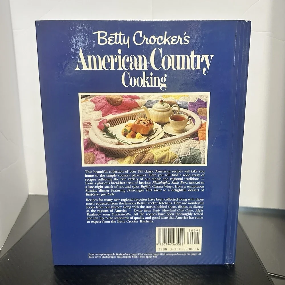 Betty Crocker's American Country Cooking 1987 - Hardcover - VERY GOOD